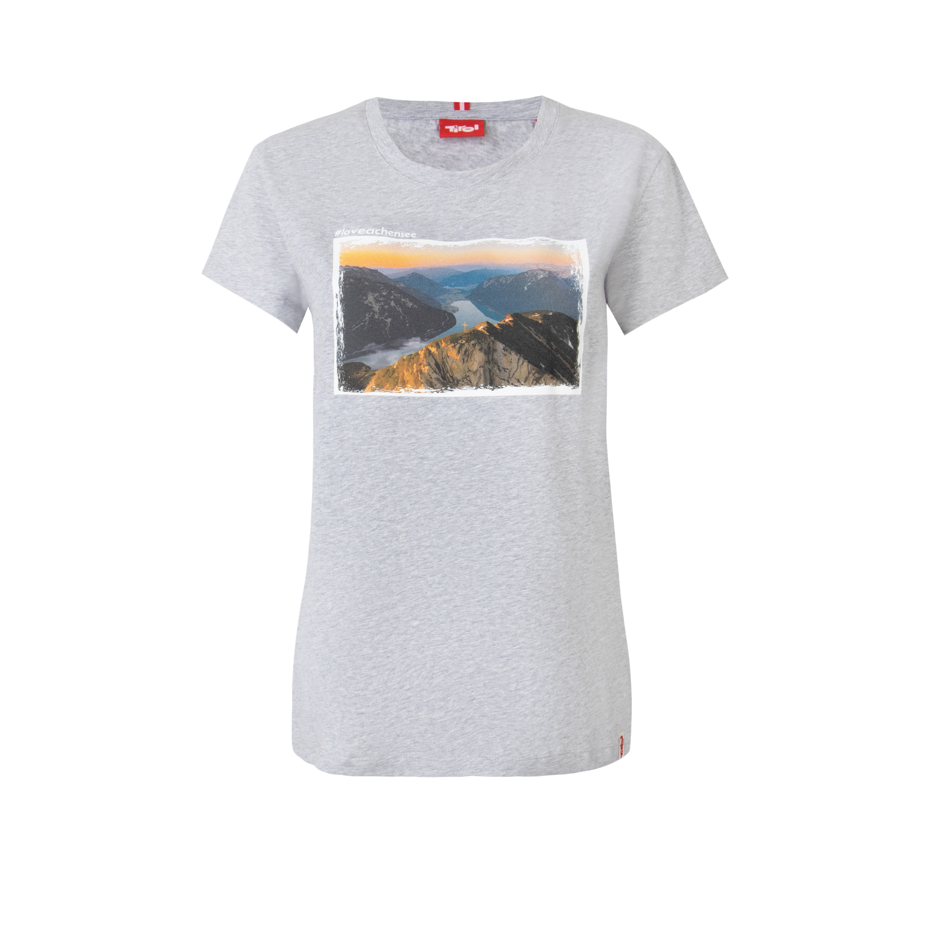 Hellgraues Damen T-Shirt