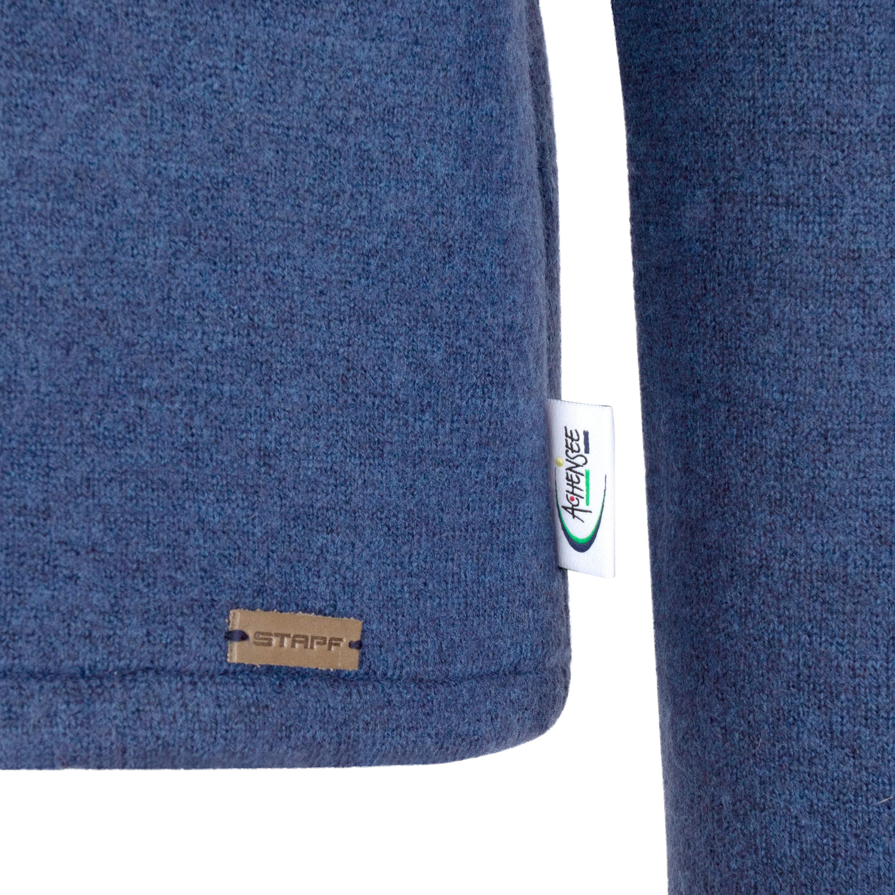 Herren Pullover Karrösten in Blau - Detail