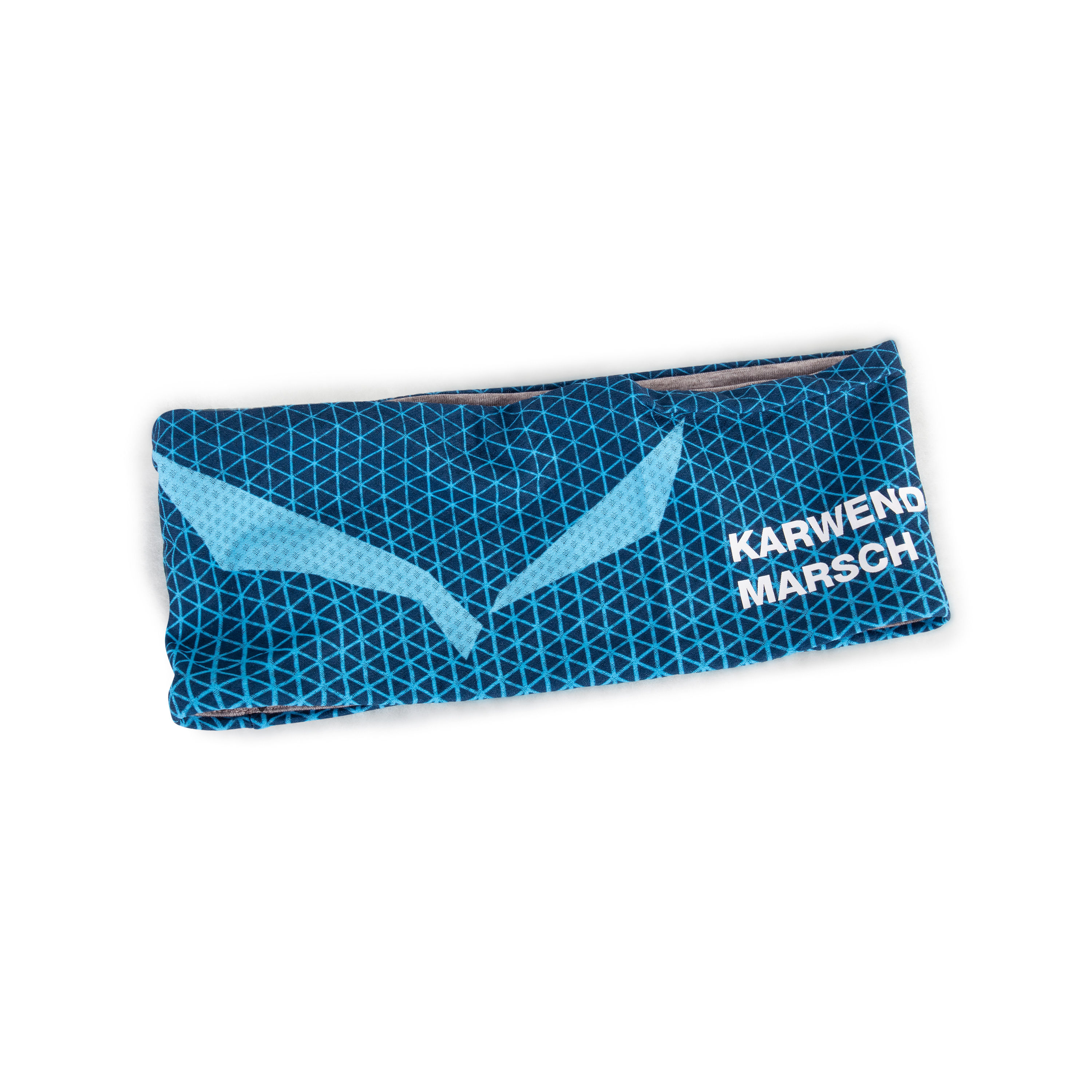 Blaues Salewa Stirnband